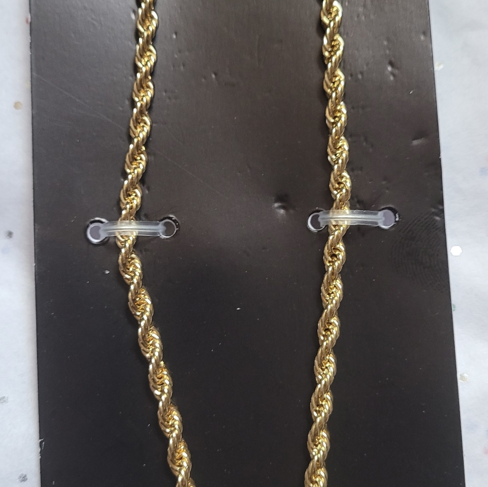 "ROPE CHAIN" 16" Costume jewelry! - Picture 5 of 6